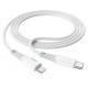 Hoco X70 Ferry PD Charging Data Type-C / IP 1m. White Кабел