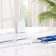 Hoco X70 Ferry PD Charging Data Type-C / IP 1m. White Кабел
