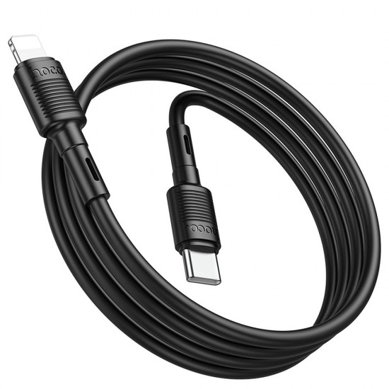 Hoco X83 IP Victory PD Charging Data Black Кабел