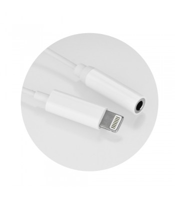 PT AHFI-3.5 HF/Audio Lightning 8 pin - Jack 3.5mm White Адаптер