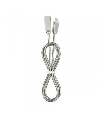 Partner Telecom USB AM to Type-C M Metal Snake 2,4A C813 1m. Кабел