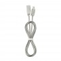 Partner Telecom USB AM to Type-C M Metal Snake 2,4A C813 1m. Кабел