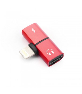 Partner Telecom HF/Audio + Charging Lightning Red Адаптер