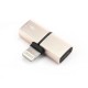 Partner Telecom HF/Audio + Charging Lightning Gold Адаптер
