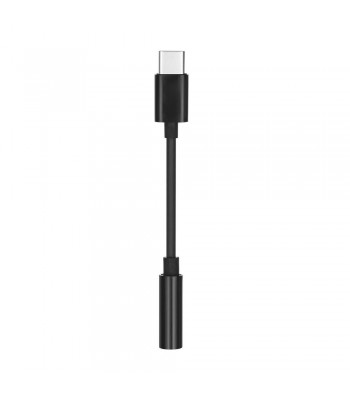 Skyfone S1-065373 Adapter HF/Audio Type-C - Jack 3,5mm Black Digital Chip Адаптер