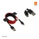 Xiaomi SJV4110GL Type-C Braided Red Кабел