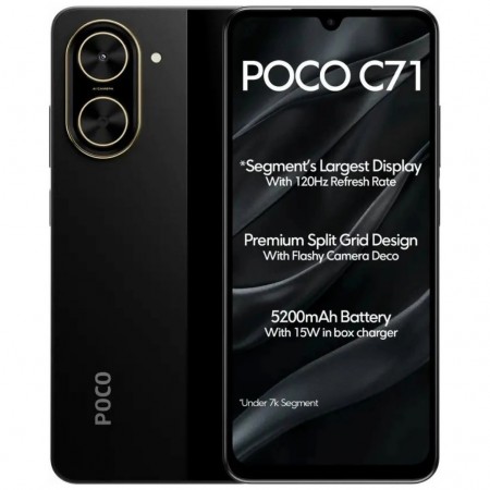 Xiaomi Poco C71 3/64GB Black GSM апарат