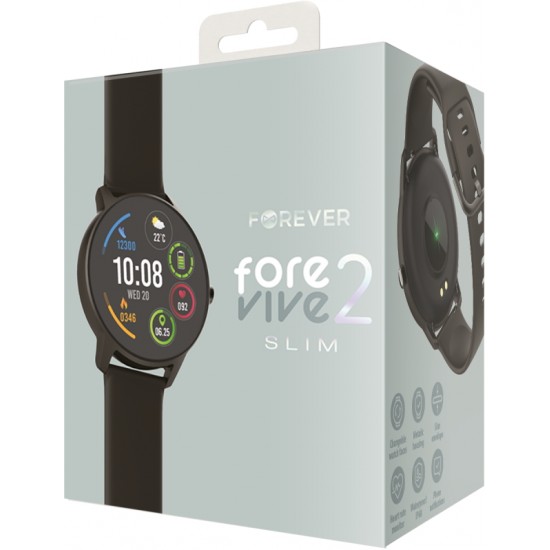 Forever Fore Vive 2 Slim SB-325 Black Смарт часовник