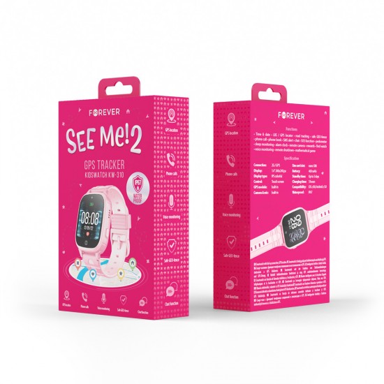 Forever See Me 2 KW-310 Pink Смарт часовник