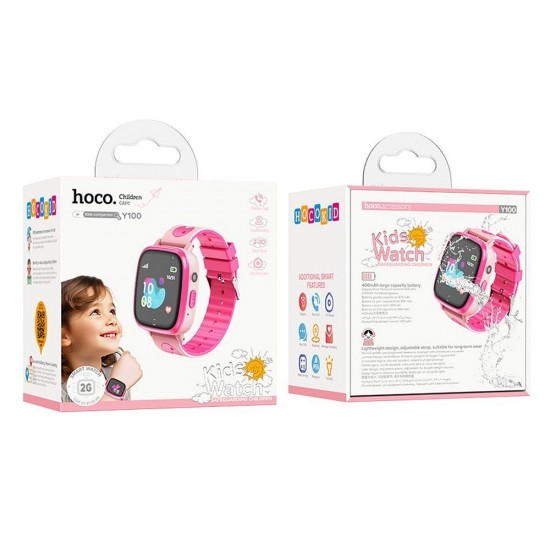 Hoco Y100 Pink Смарт часовник