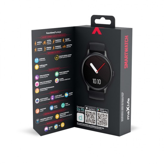 Maxlife MXSW-100 Black Смарт часовник