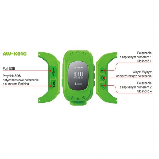 Art AW-K01G Green Смарт часовник