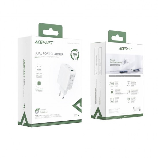 Acefast A5 PD32W White Зарядно