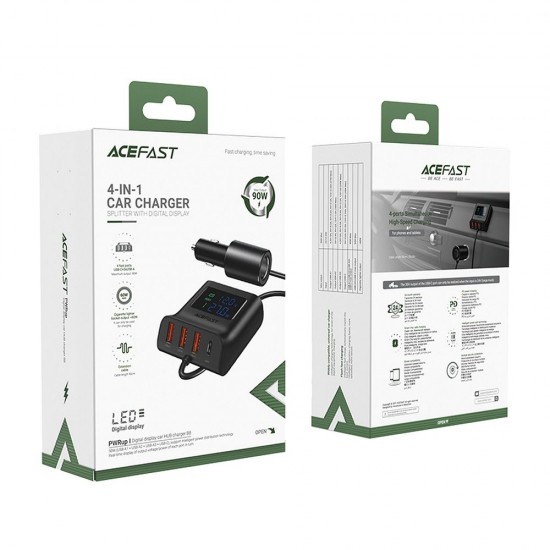 Acefast B8 PD90W Black Зарядно