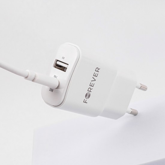 Зарядни - Forever Mobile TC-01-20AC White Зарядно
