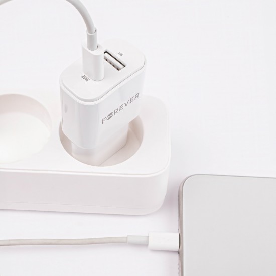 Зарядни - Forever Mobile TC-01-20AC White Зарядно