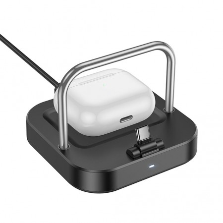Hoco CQ16B Black Wireless Зарядно