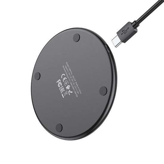 Зарядни - Hoco CW6 Pro Black Wireless Зарядно