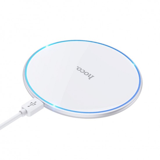 Зарядни - Hoco CW6 Pro White Wireless Зарядно