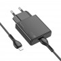Hoco N37 Lightning Black Зарядно Hoco N37 Lightning Black Зарядно