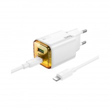 Hoco N52 Lightning White Зарядно Hoco N52 Lightning White Зарядно