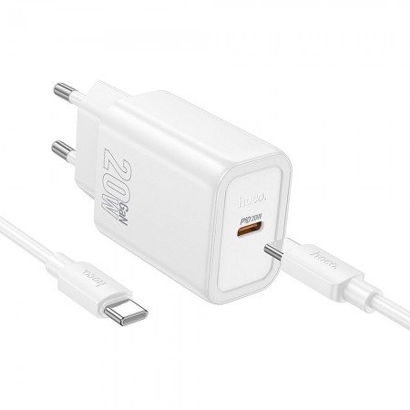 Hoco N60 Lightning White Зарядно