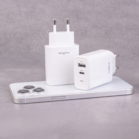 Зарядни - Maxlife MXTC-10-20AC White Зарядно