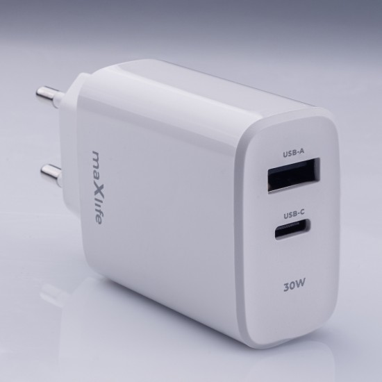 Зарядни - Maxlife MXTC-10-30AC White Зарядно