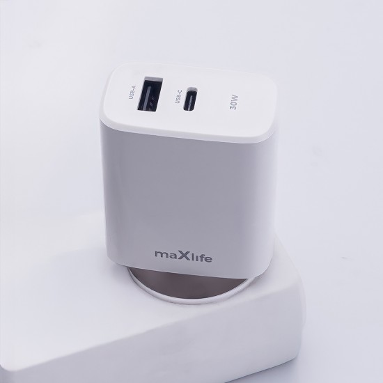 Зарядни - Maxlife MXTC-10-30AC White Зарядно