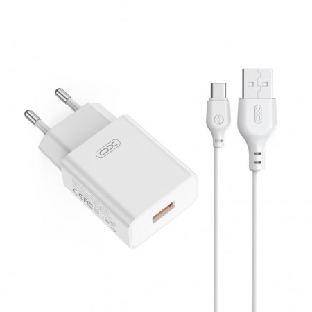 XO XO-L127(EU) White Type-C Зарядно
