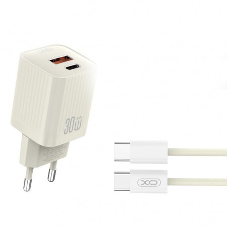 XO XO-L149(EU) Type-C USB Кабел Beige Зарядно