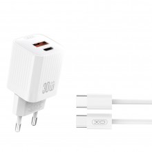 XO XO-L149(EU) Type-C USB Кабел White Зарядно