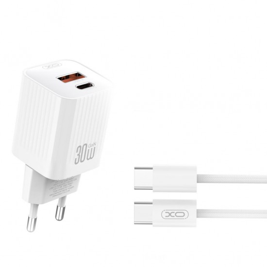 XO XO-L149(EU) Type-C USB Кабел White Зарядно