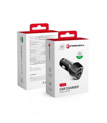 Forcell Carbon CC50-2A17W Black Зарядно