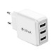Devia 320460 DV0369 Smart Series 3USB White Зарядно