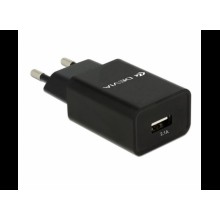 Devia 300196 DV0088 Smart Charger (EU, 10.5W) For Android & iOS Black Зарядно
