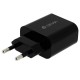 Devia 300196 DV0088 Smart Charger (EU, 10.5W) For Android & iOS Black Зарядно