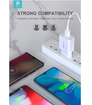 Devia Smart Series Charger Set 5V, 2.1A White dv0104 Зарядно