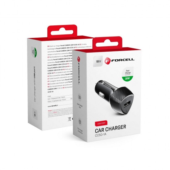 Forcell Carbon CC50-1A Black Зарядно