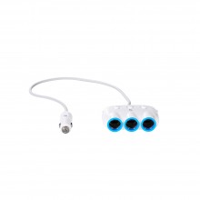 Hoco C1 Three In One Car Charger White Зарядно