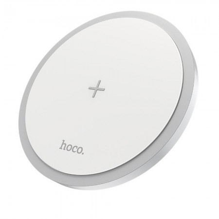 Hoco CW26 Powerful 15W Wireless Fast White Зарядно