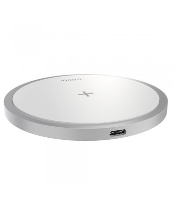 Hoco CW26 Powerful 15W Wireless Fast White Зарядно