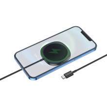 Hoco CW35 Core Magnetic Holder Wireless Fast Black Зарядно Hoco CW35 Core Magnetic Holder Wireless Fast Black Зарядно