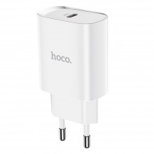 Hoco N14 Smart Charging Single Port PD20W White Зарядно