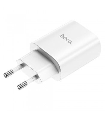 Hoco N14 Smart Charging Single Port PD20W White Зарядно