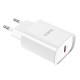 Hoco N14 Smart Charging Single Port PD20W White Зарядно