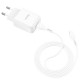 Hoco N2 Vigour Single Port Lightning White Зарядно