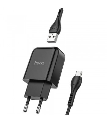 Hoco N2 Vigour Single Port Micro Black Зарядно