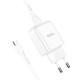 Hoco N2 Vigour Single Port Micro White Зарядно