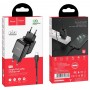 Hoco N2 Vigour Single Port Set Type-C Black Зарядно